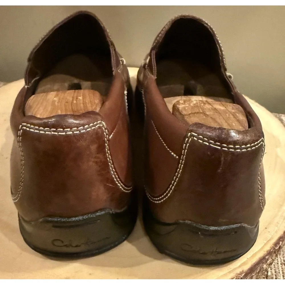 Cole‎ Haan Shoes 9 Mens Brown Leather slip on it Tucker Venetian Loafer